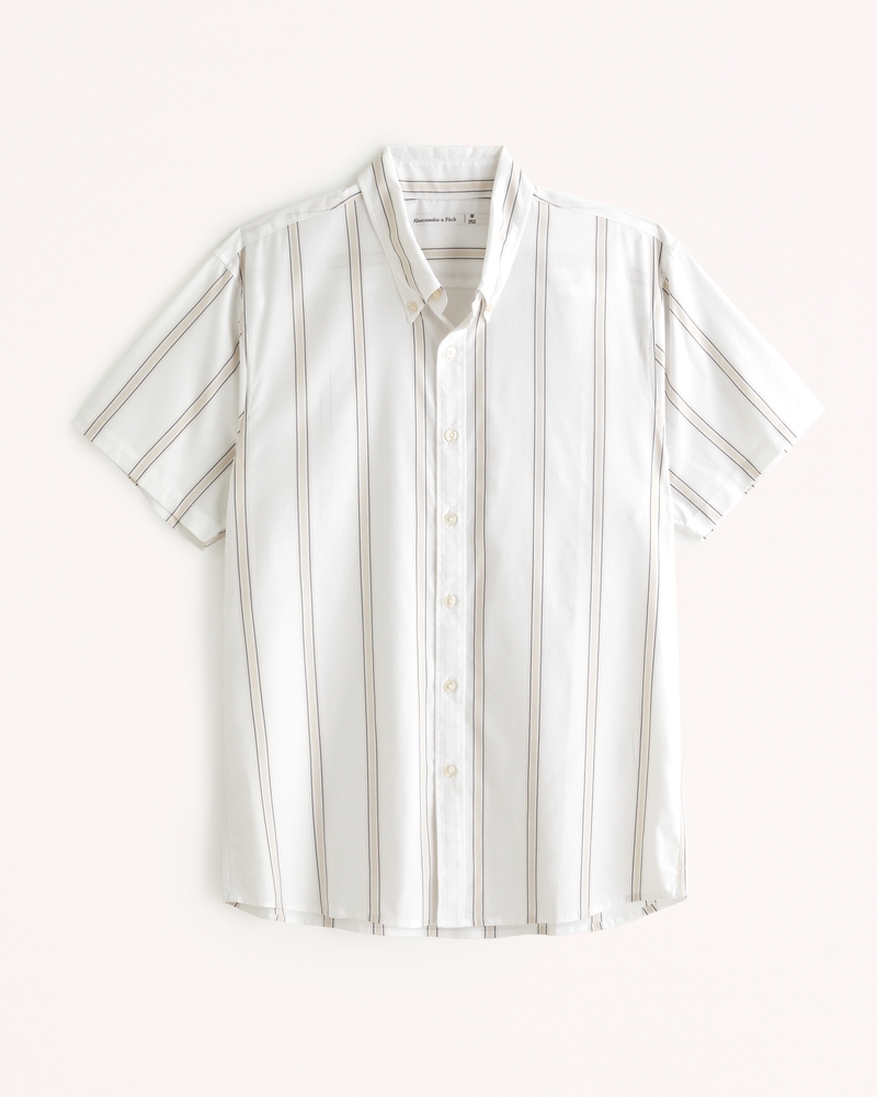 Image of Performance Button-Up Shirt