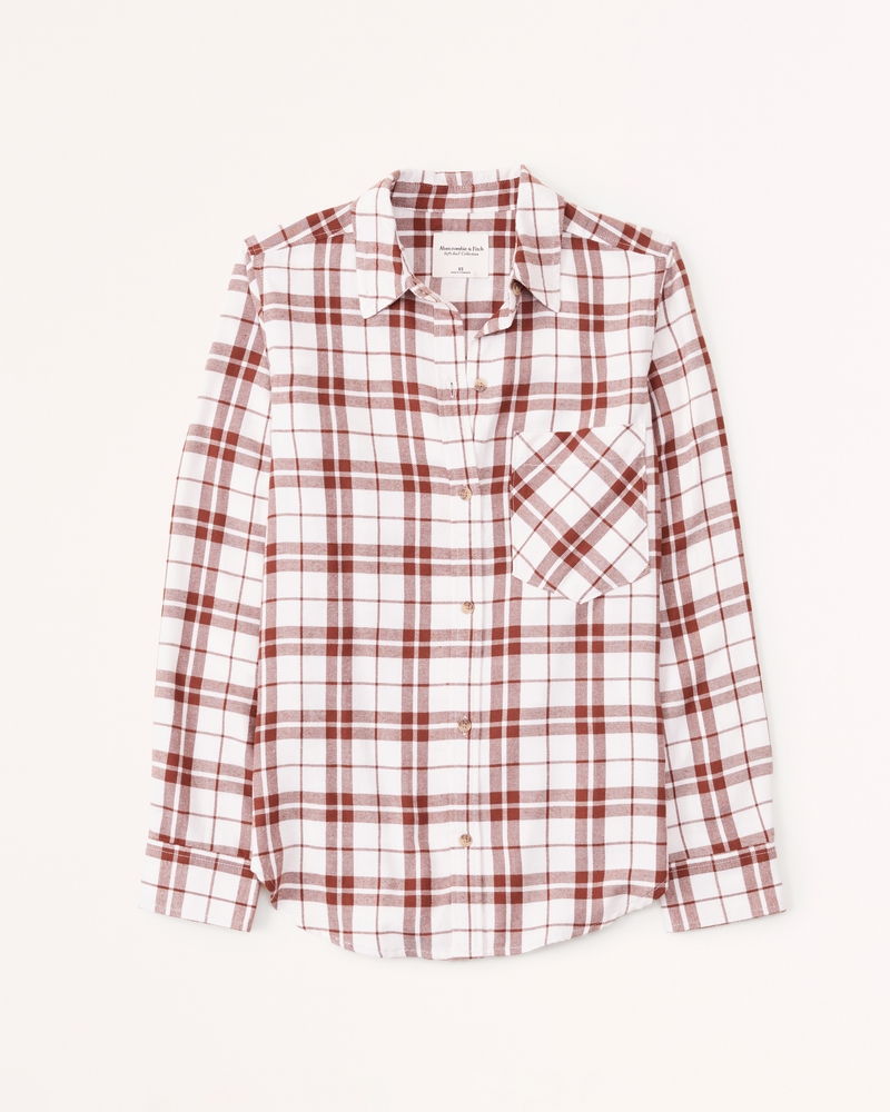 Image of Relaxed Flannel Shirt