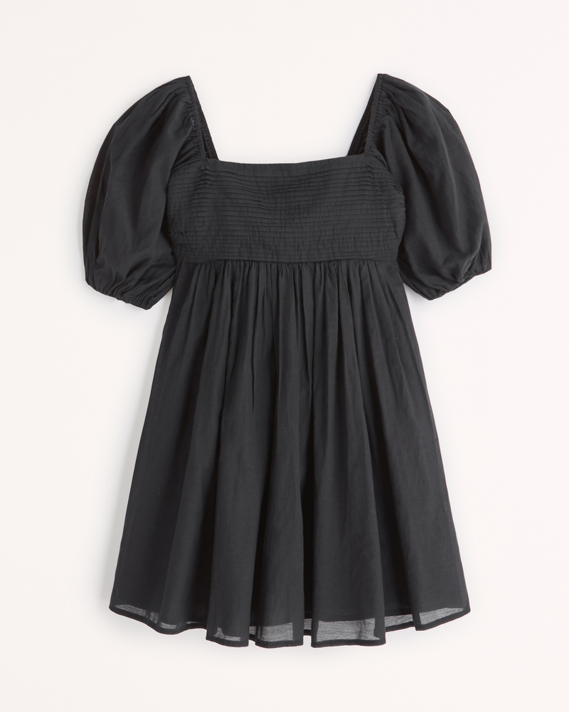 Image of Emerson Ruched Puff Sleeve Mini Dress
